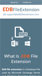Mobile Screenshot of edbfileextension.com